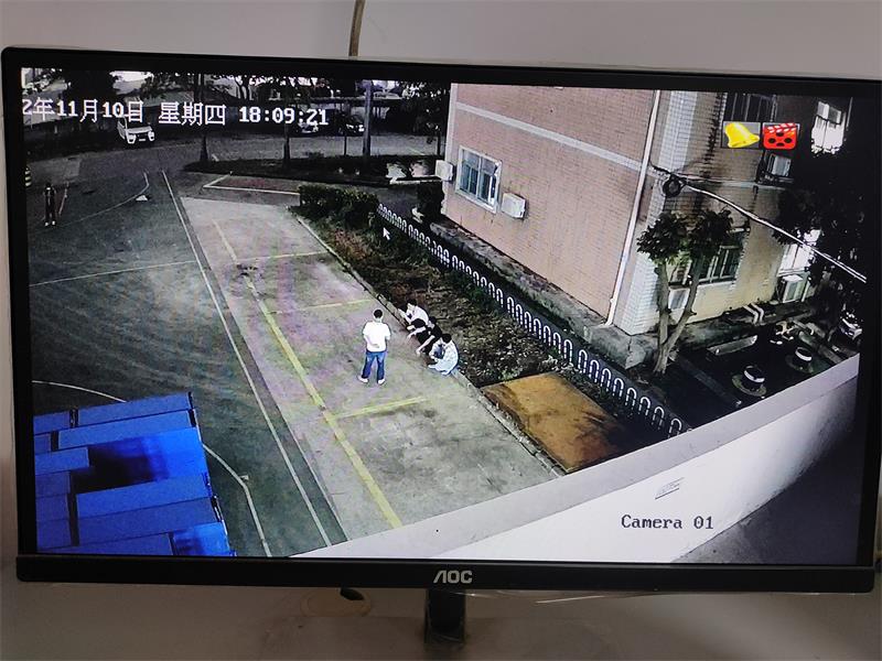 东莞工厂地磅监控安装施工案例